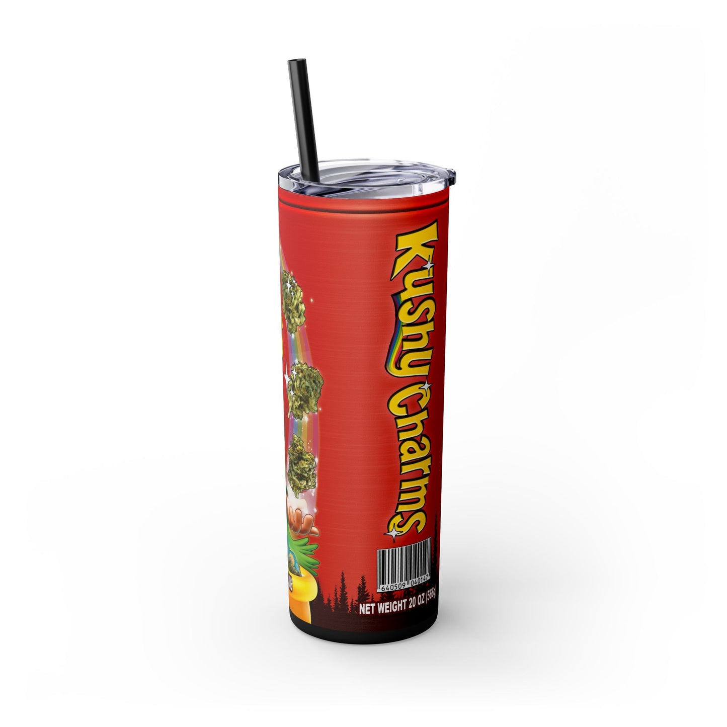 Kushy Charms Tumbler with Straw, 20oz