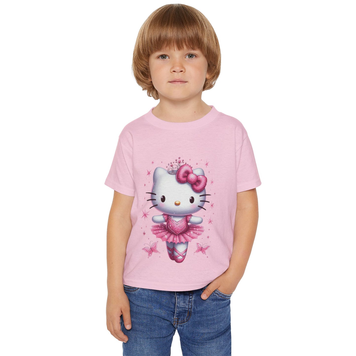 Ballerina Kitty Shirt Heavy Cotton™ Toddler T-shirt