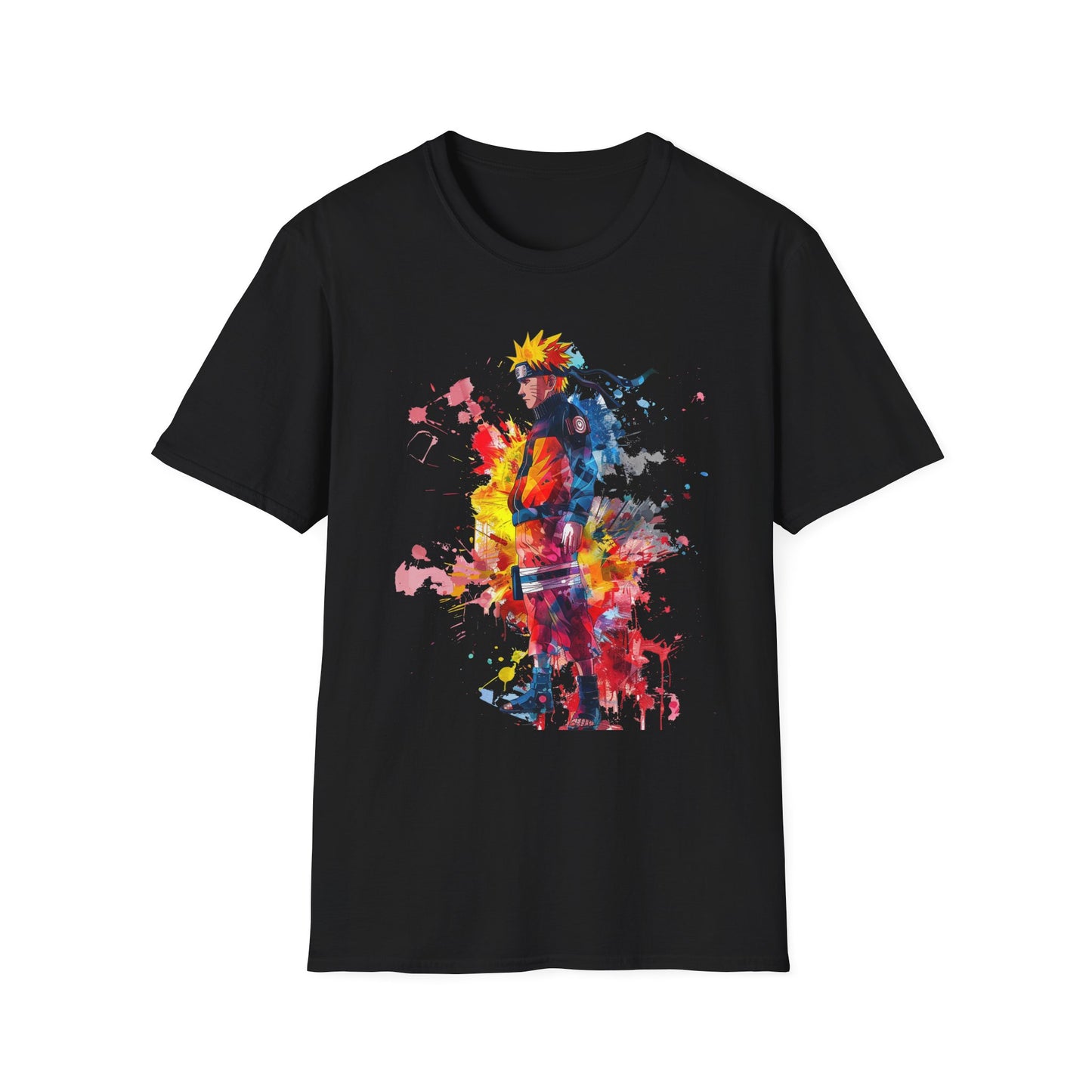 Naruto Fullsized Watercolor Softstyle T-Shirt