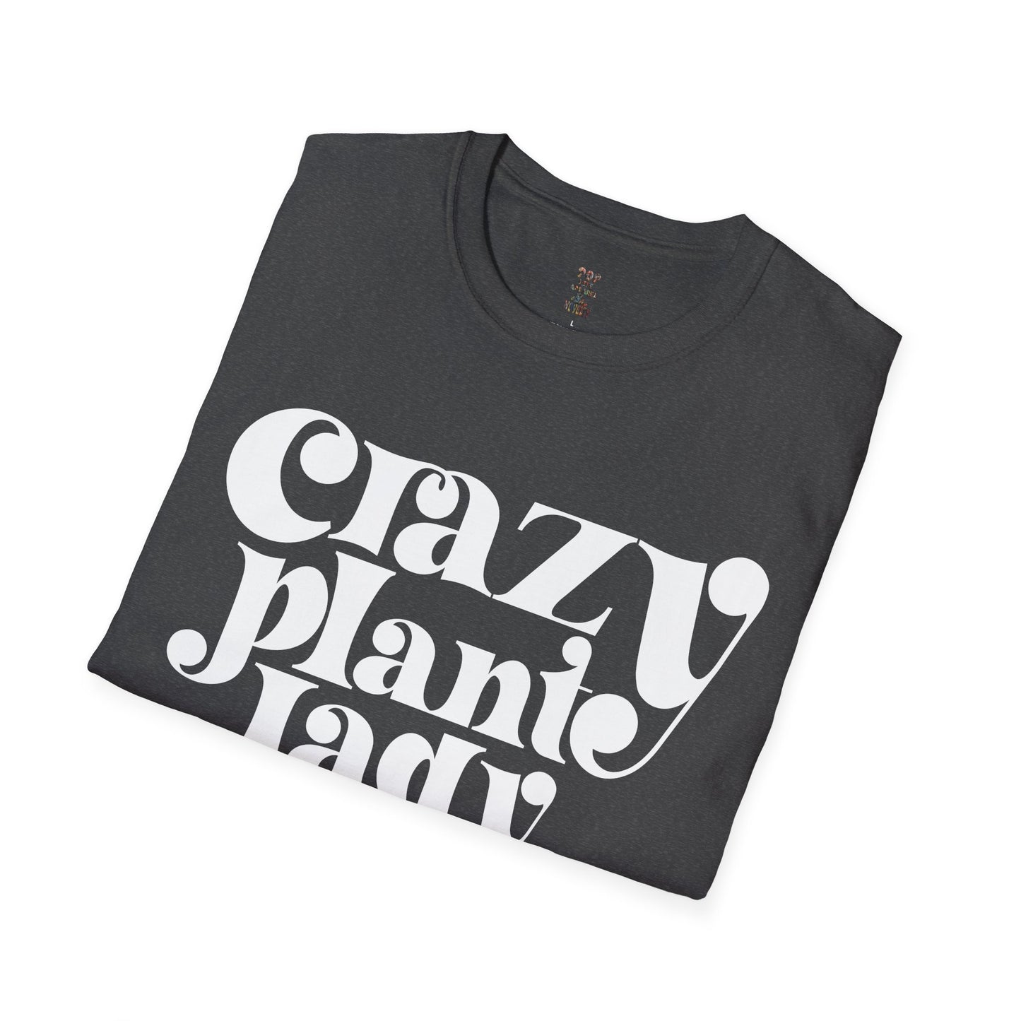 Crazy Plant Lady White Unisex Softstyle T-Shirt