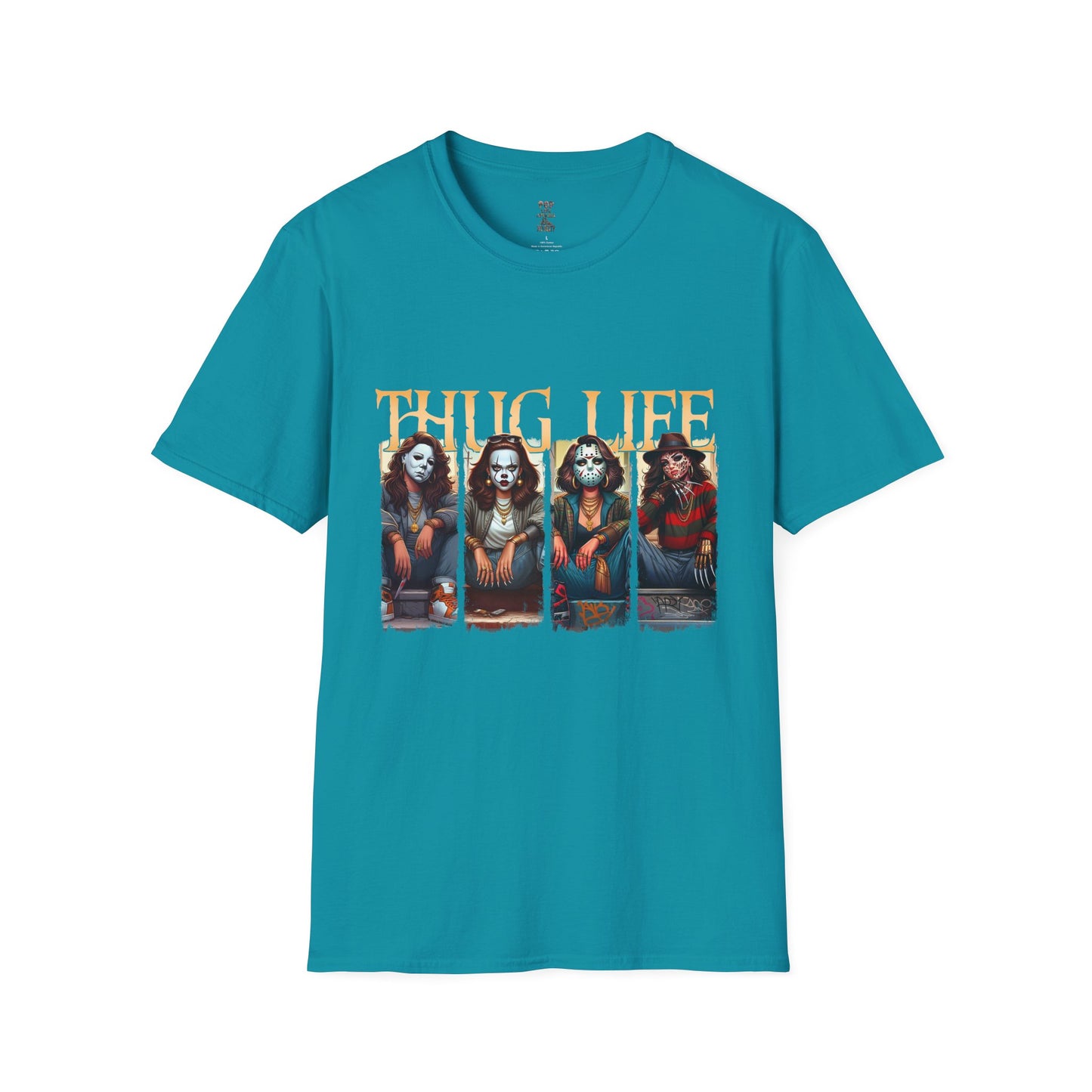 Thug Life Horror Chicks Unisex Softstyle T-Shirt