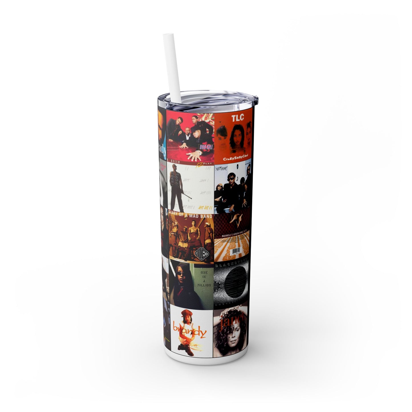 90's R&B Tumbler with Straw, 20oz