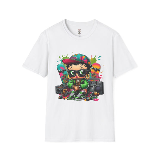 Skater Girl Betty Softstyle T-Shirt