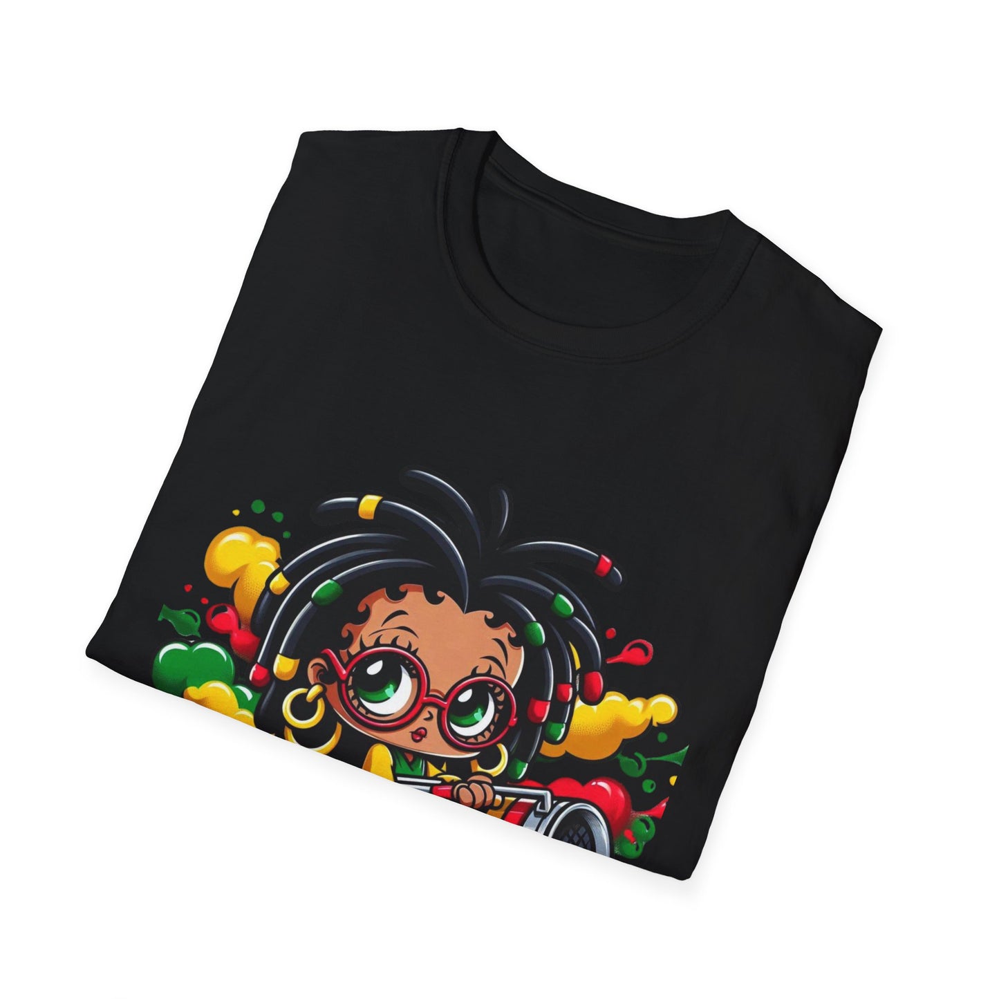 Boombox Betty Softstyle T-Shirt