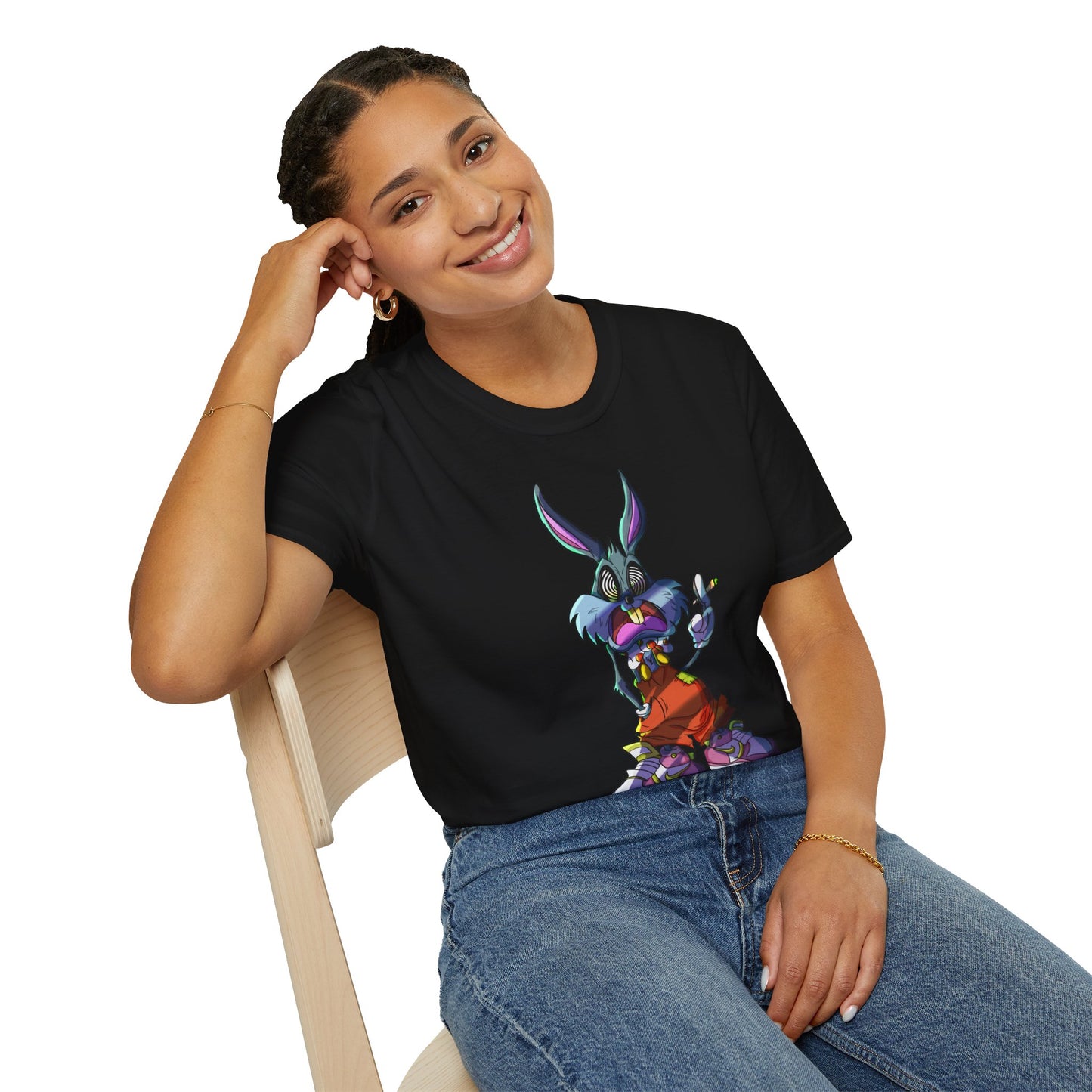 Crazy Bunny Unisex Softstyle T-Shirt