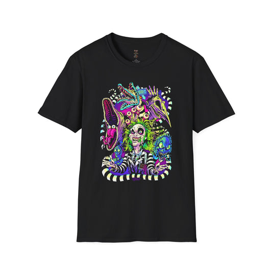 Beetlejuice Psychedelic Unisex Softstyle T-Shirt