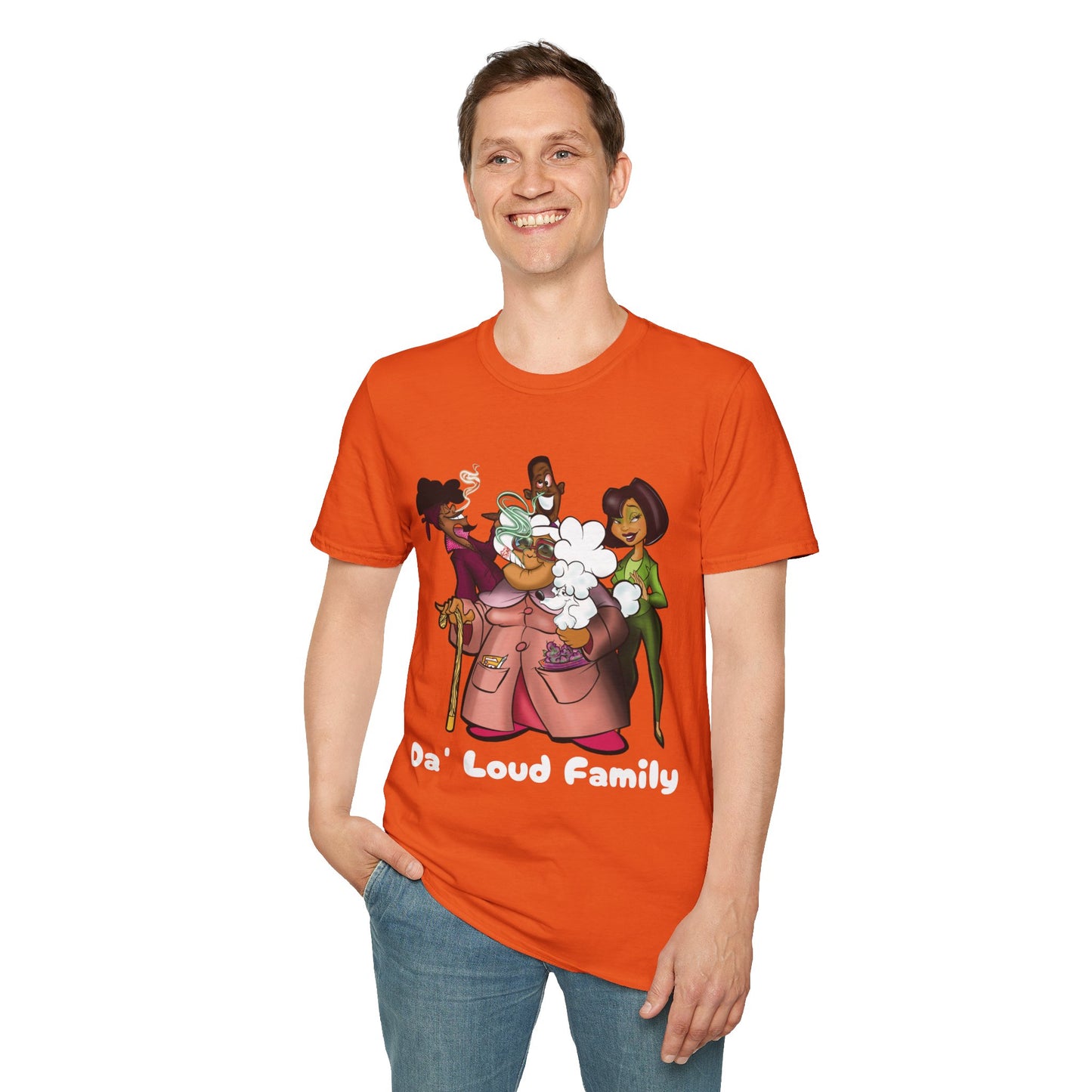 Da' Loud Family Unisex Softstyle T-Shirt