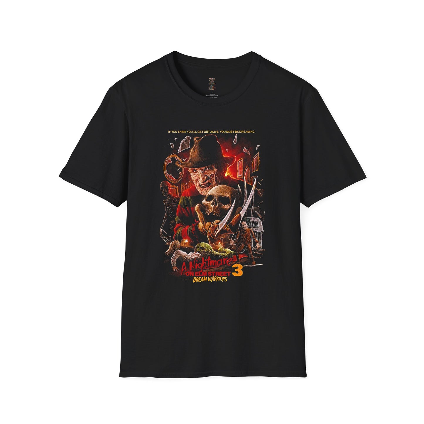 A Nightmare on Elm Street Dream Warrior Movie Promo Unisex Softstyle T-Shirt