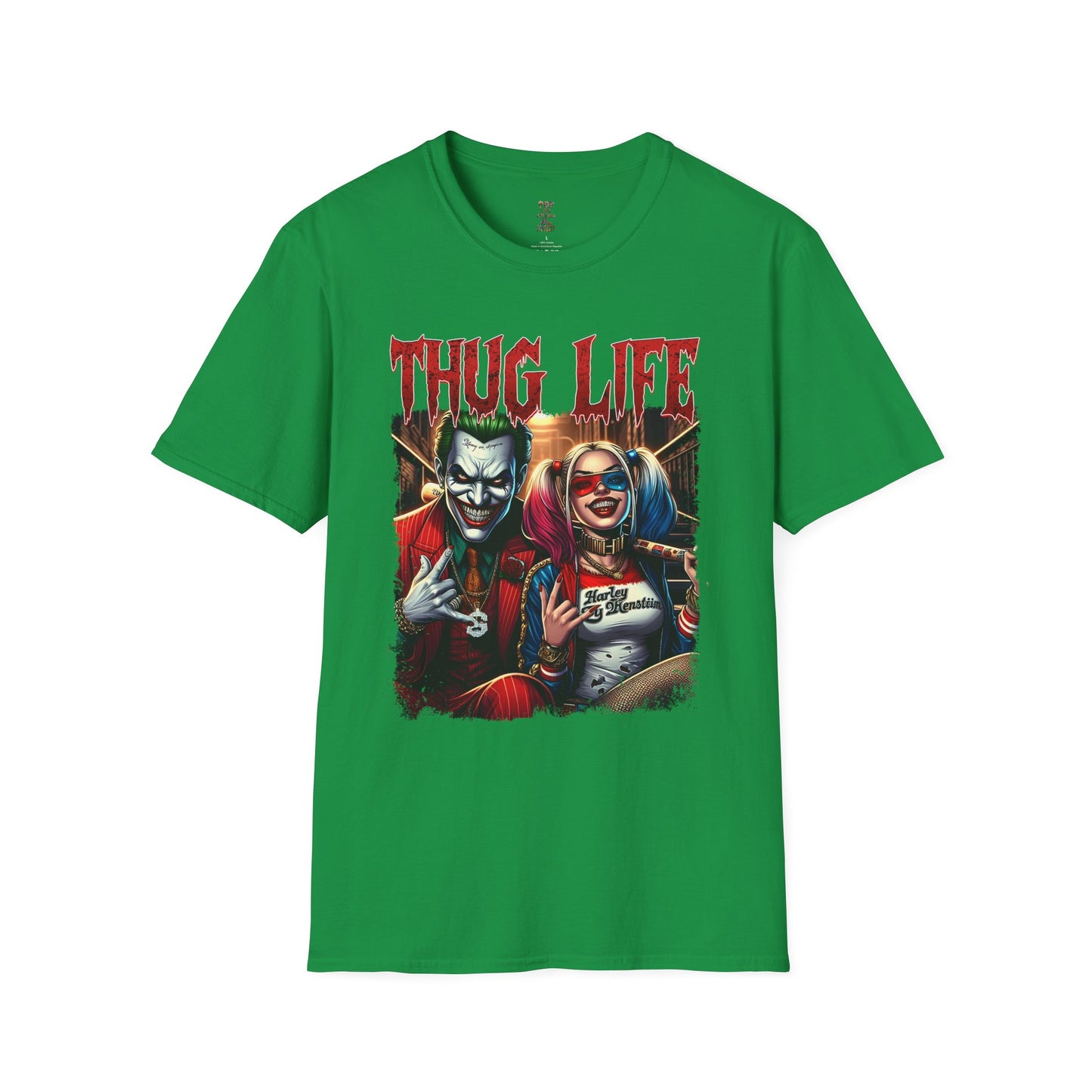 Joker & Harley Quinn Thug Life Unisex Softstyle T-Shirt