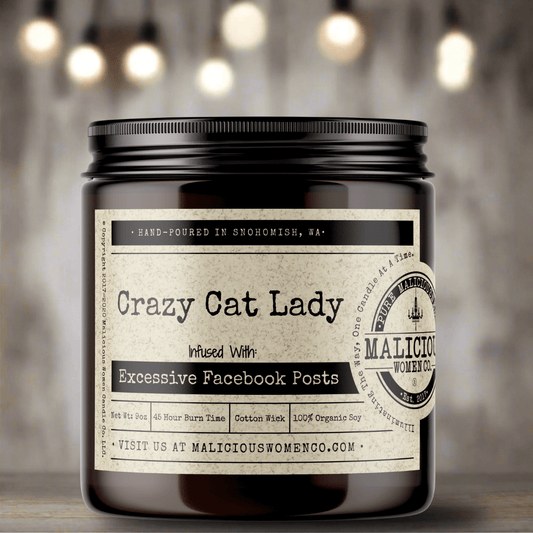 Crazy Cat Lady - Malicious Women Co. - Candles